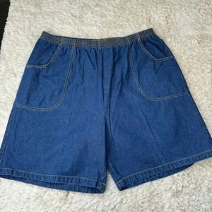 Vintage American Sweetheart haband Womens Denim Shorts size 20